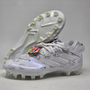 Adidas Freak 22 Big Mood Football Cleats White Silver GX7983 Men's Size 7 New
